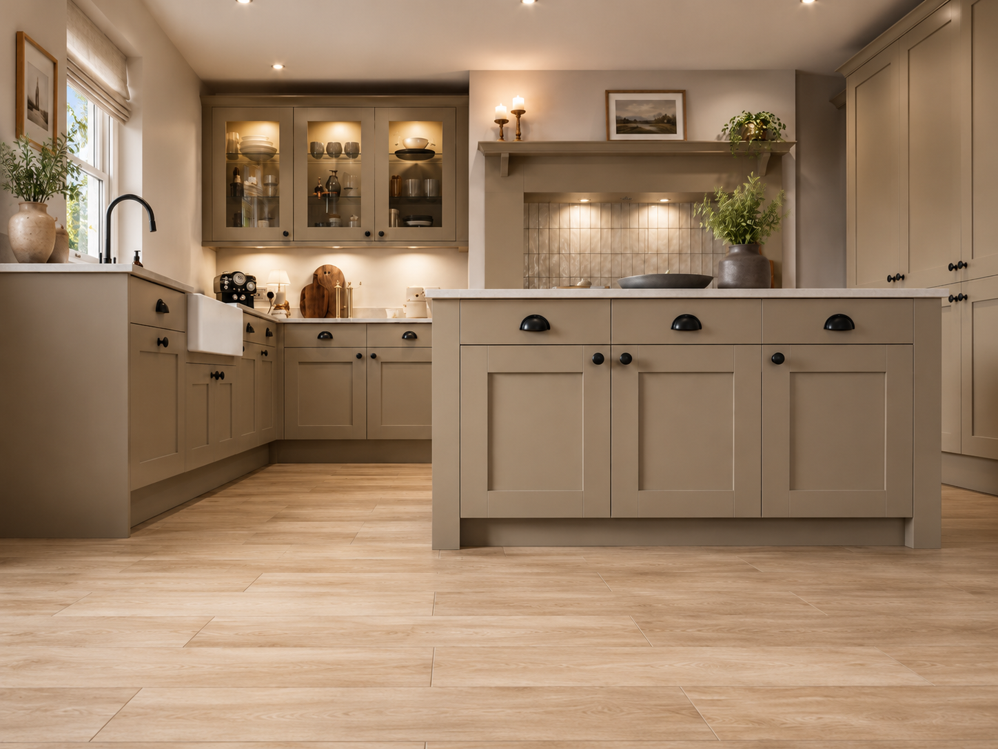 Refectory bespoke kitchen — signature interior view — Dominus Kitchens — Dominus Kitchens