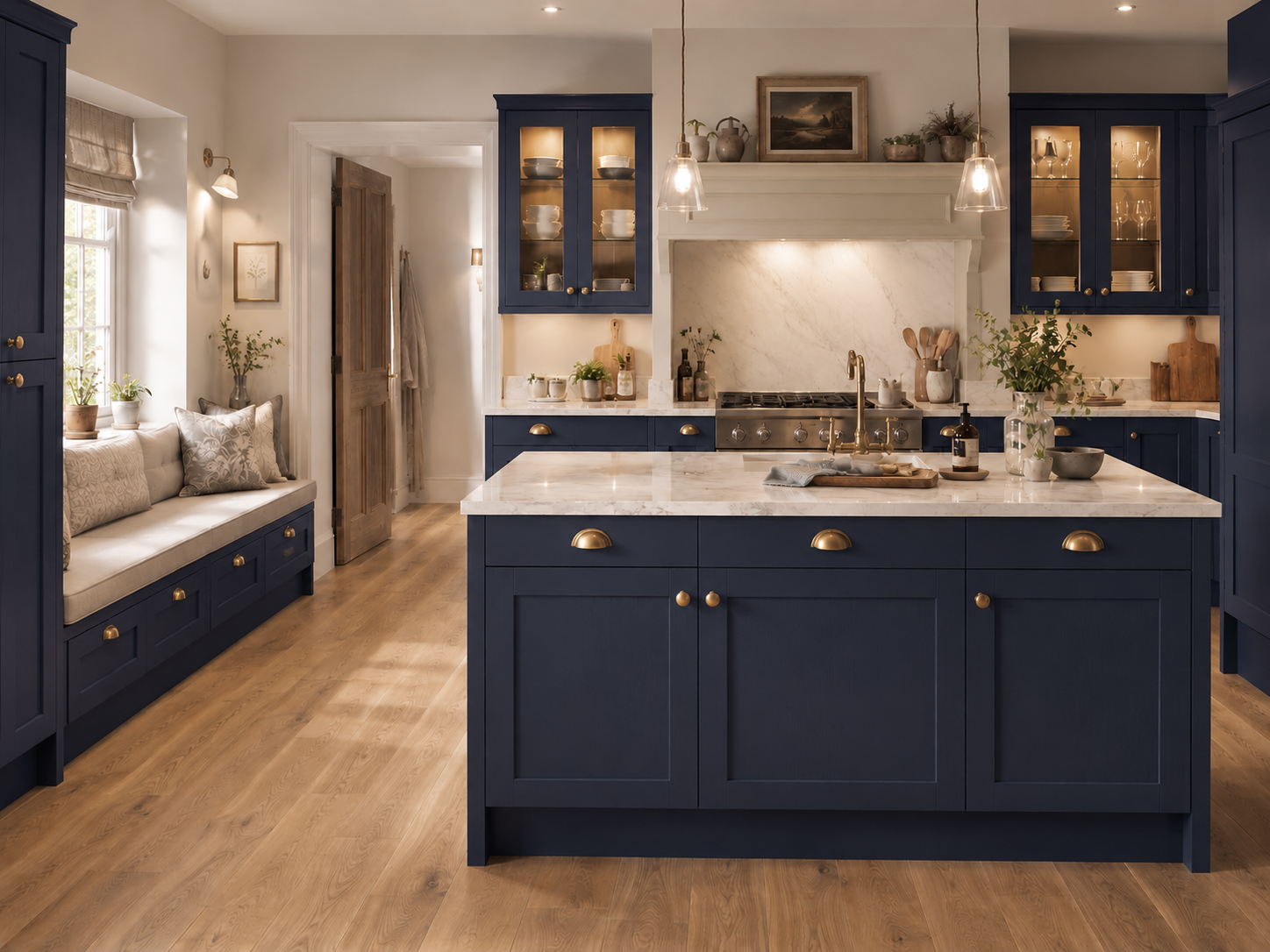 Olive Heritage kitchen in Heritage Navy