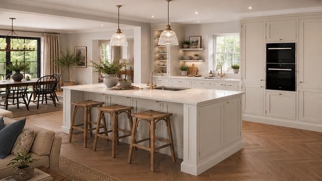 In-frame timber kitchens by Dominus Kitchens, London